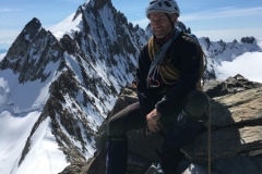 Dave Palmer on Lenzspitze - Nadelgrat traverse. Summer 2018.