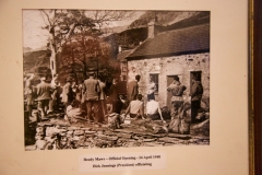 Photo of the original opening of Beudy Mawr in 1948.