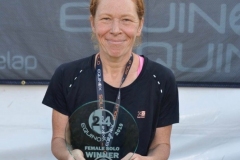 Julie Finn, overall winner Equinox24 September 2019