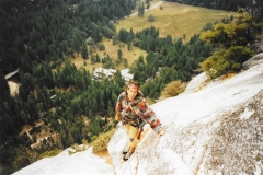 John Warburton and his Technicolour coat, Yosemite