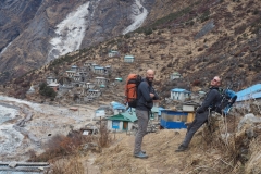 Alf Gleadell, Mark Hatton - Rowaling, Nepal. Photo - Andy Tomlinson.