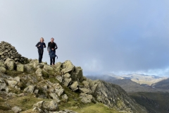 Matthew Fraser and Dave Woolley, Swirl How summit; Dinner Meet Saturday Walk 13th November 2021