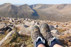 Bettys-boots-overlooking-the-Lairig-Ghru-08.09.23-Photo-Betty-Hamer